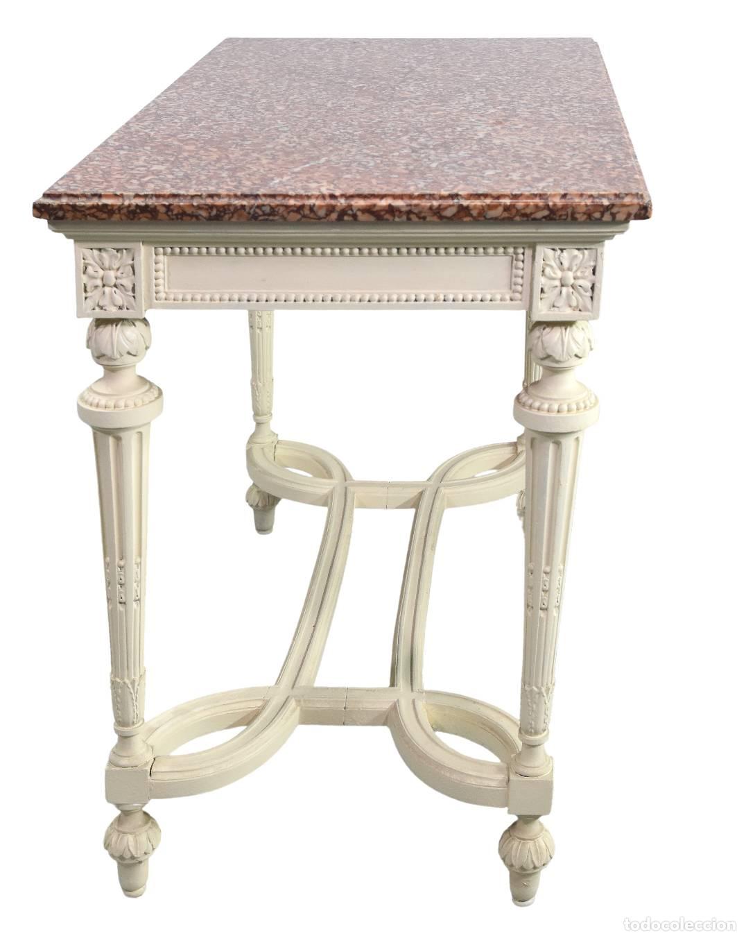 Antig&uuml;edades: Table dappoint de style Louis XVI fin XIX&egrave;me - Foto 4