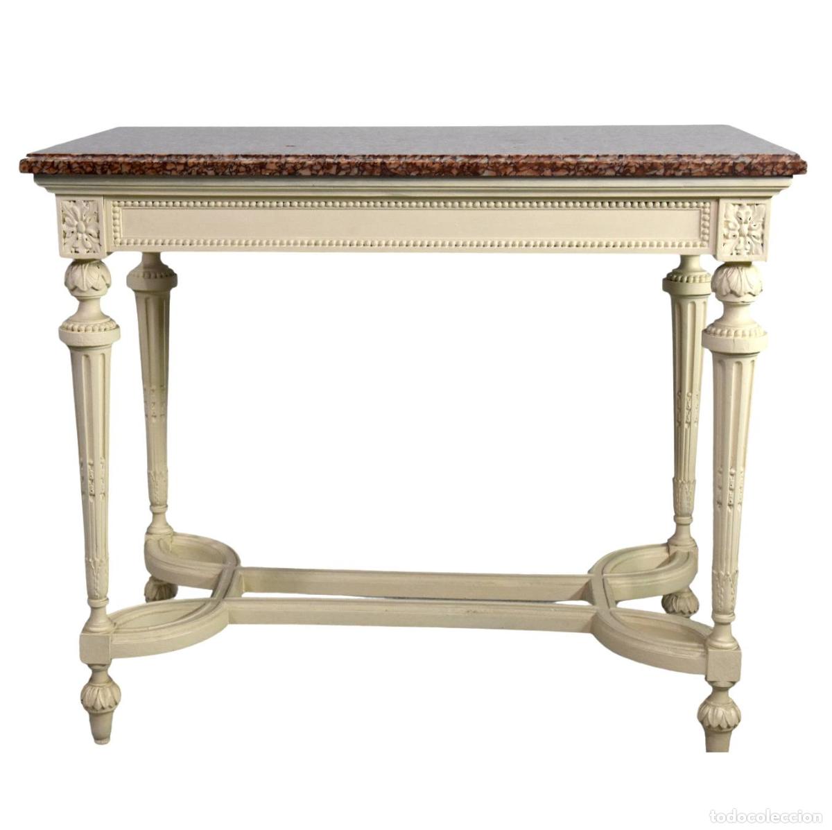 Antig&uuml;edades: Table dappoint de style Louis XVI fin XIX&egrave;me - Foto 1