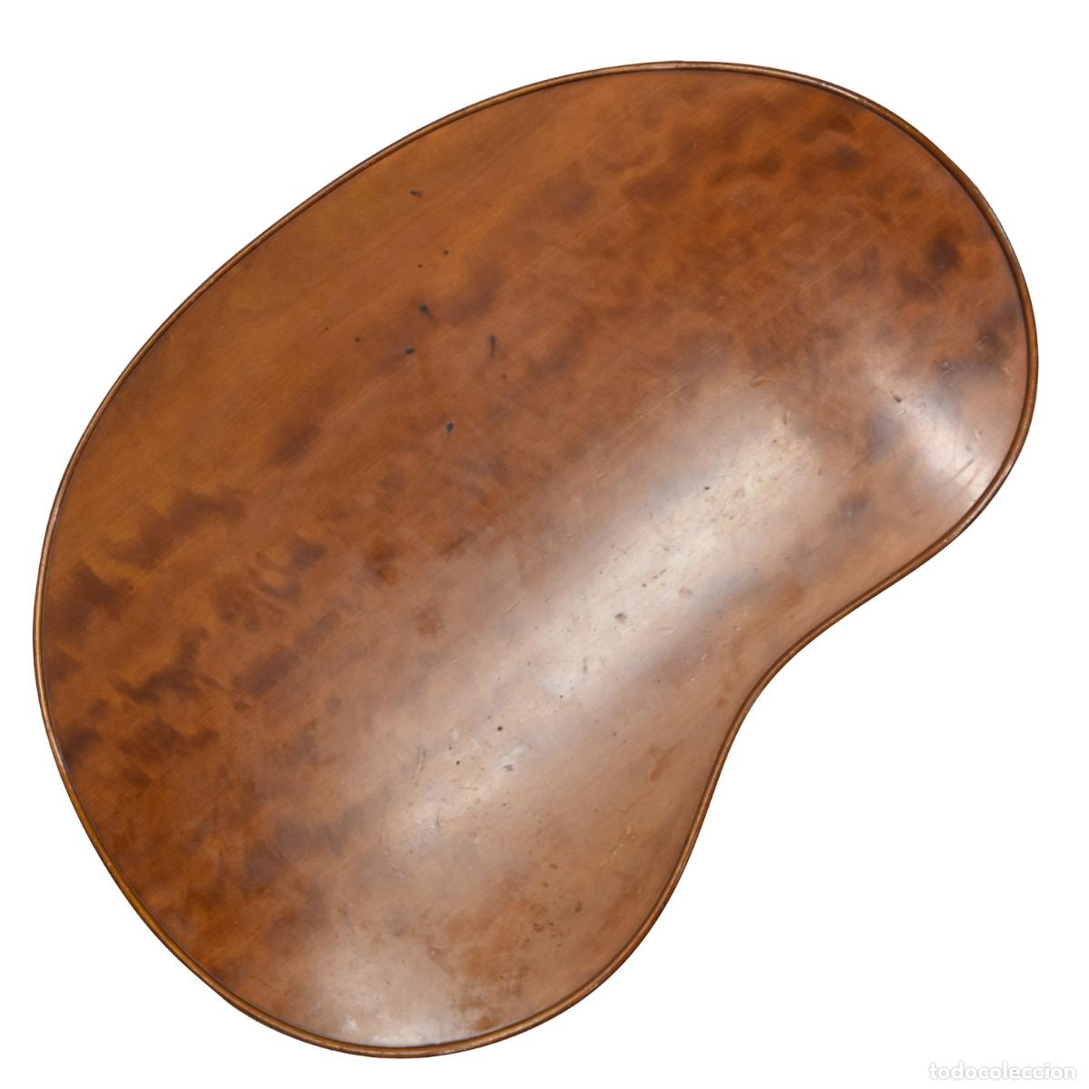 Antig&uuml;edades: Table basse forme haricot scandinave en palissandre 1960 - Foto 2