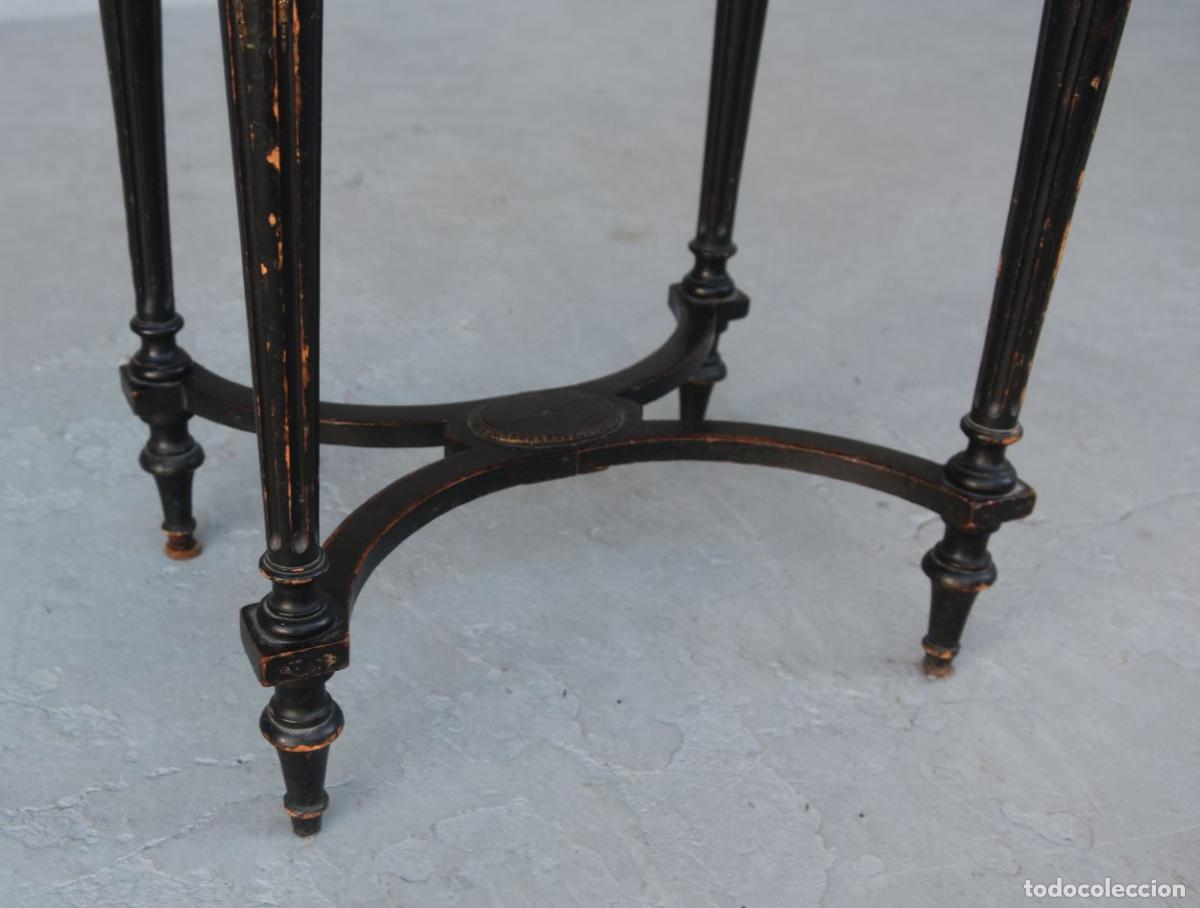 Antig&uuml;edades: Table coiffeuse Napol&eacute;on III marquet&eacute;e XIX&egrave;me - Foto 3