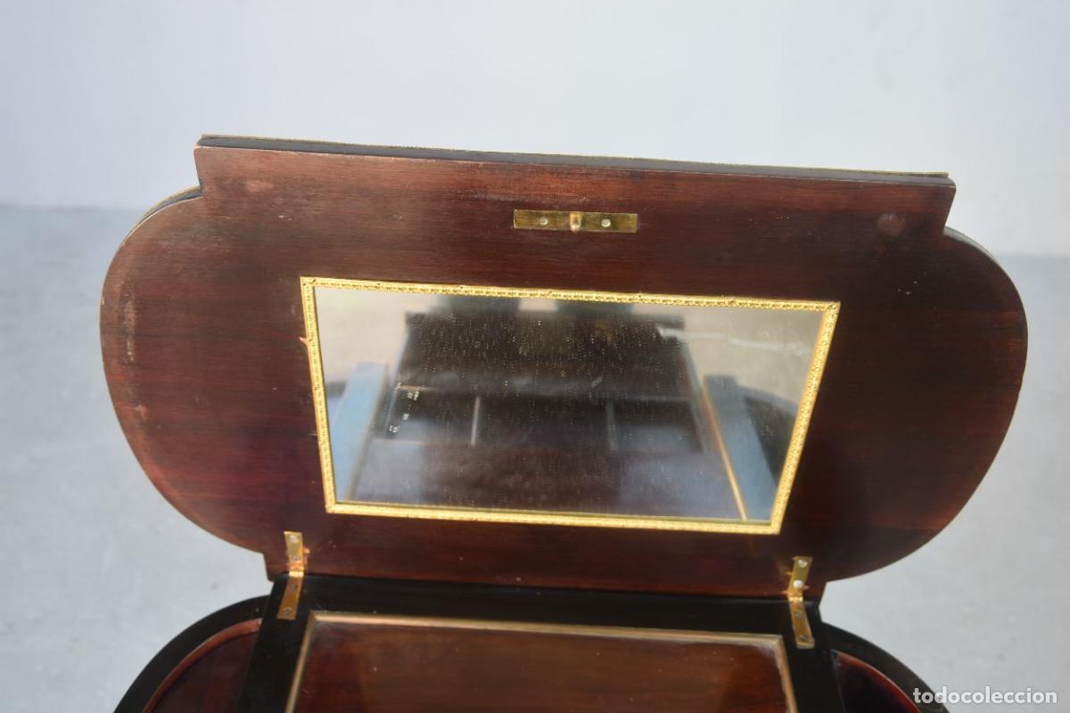 Antig&uuml;edades: Table coiffeuse Napol&eacute;on III marquet&eacute;e XIX&egrave;me - Foto 6