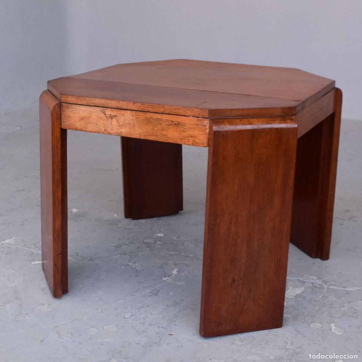 Antig&uuml;edades: Table basse octogonale 1930 moderniste - Foto 2