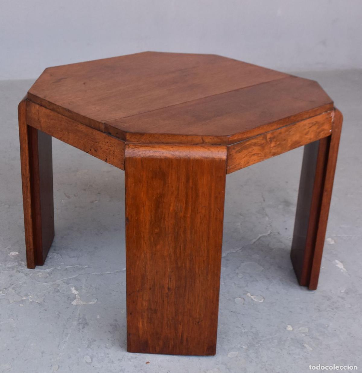 Antig&uuml;edades: Table basse octogonale 1930 moderniste - Foto 4