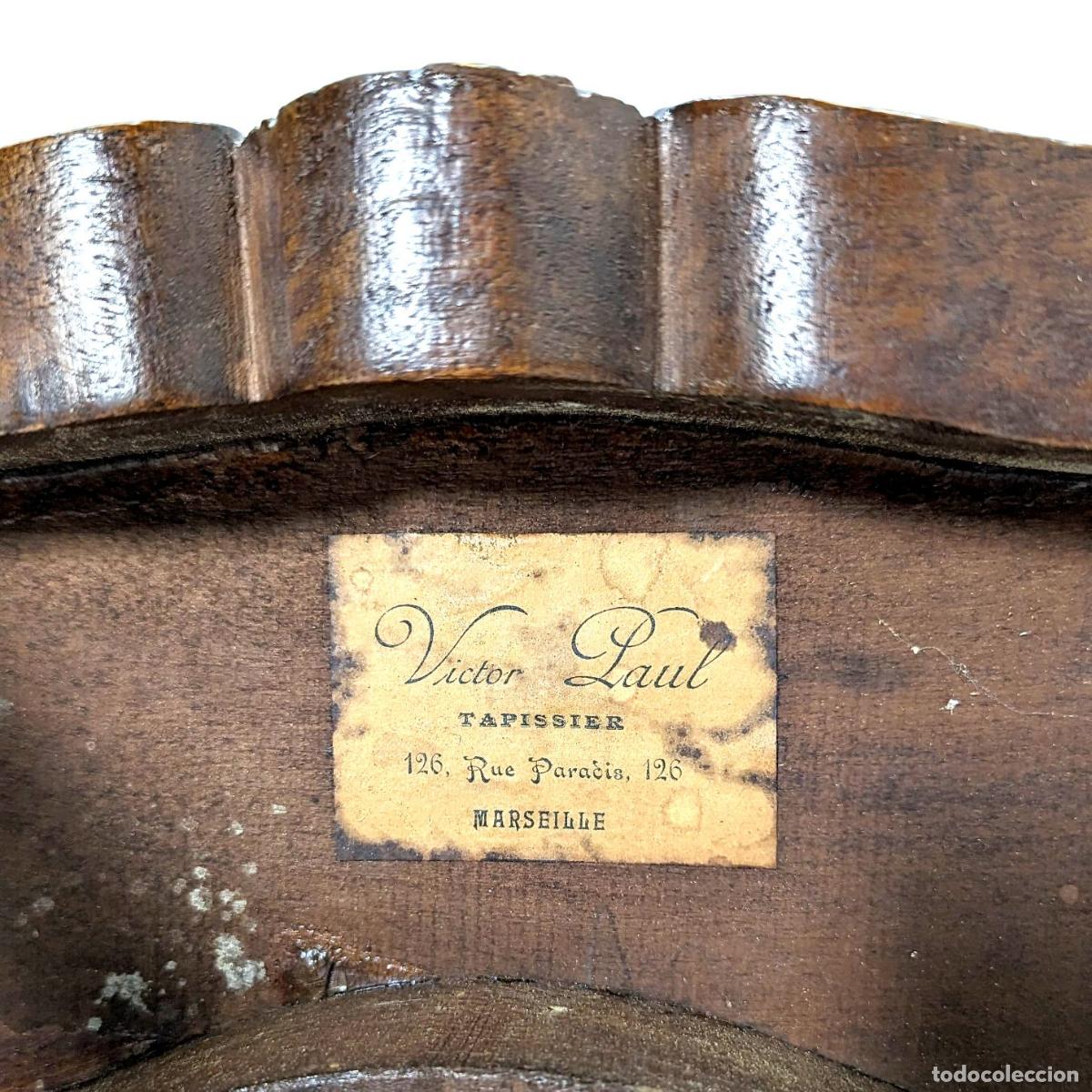 Antig&uuml;edades: Tabouret de piano en noyer &eacute;poque 1900 - Foto 4