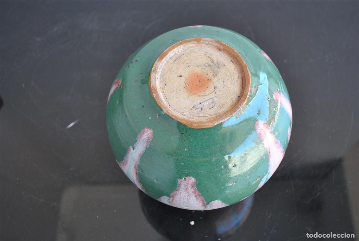 Antig&uuml;edades: Vase en c&eacute;ramique verniss&eacute;e Greber - Foto 2
