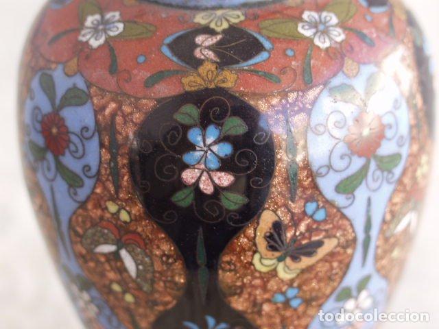 Antig&uuml;edades: Vase en cloisonn&eacute; &eacute;poque XIX&egrave;me - Foto 3