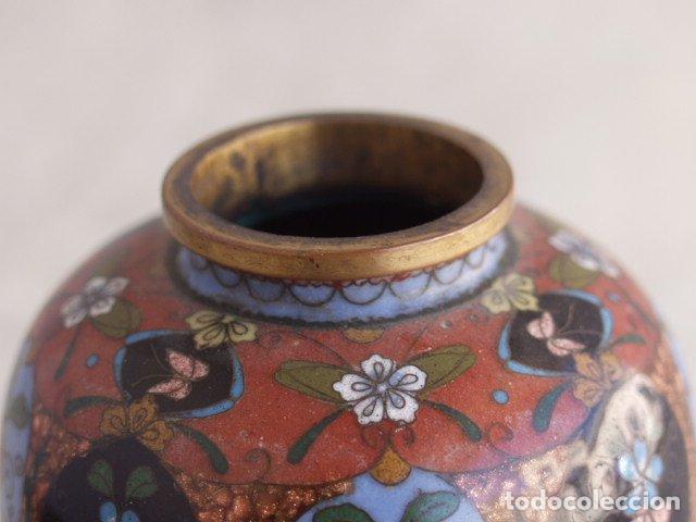 Antig&uuml;edades: Vase en cloisonn&eacute; &eacute;poque XIX&egrave;me - Foto 4
