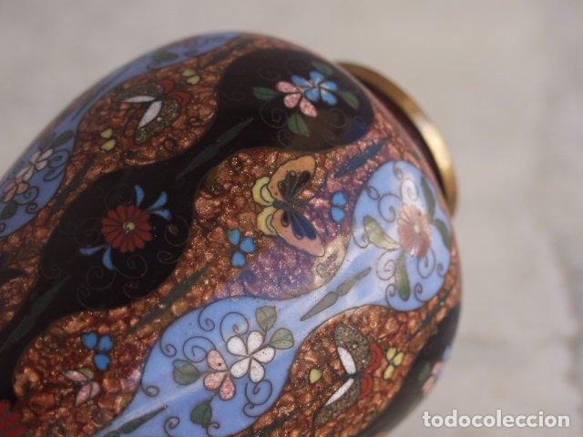 Antig&uuml;edades: Vase en cloisonn&eacute; &eacute;poque XIX&egrave;me - Foto 7