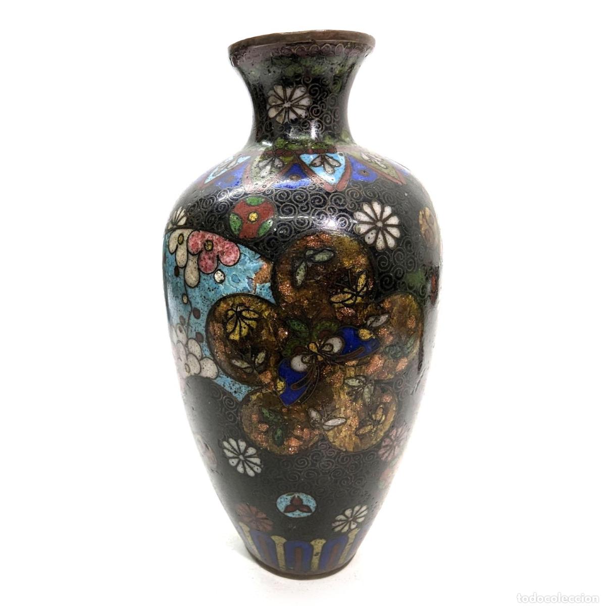 Antig&uuml;edades: Vases Chinois cloisonn&eacute; vers 1900 - Foto 3