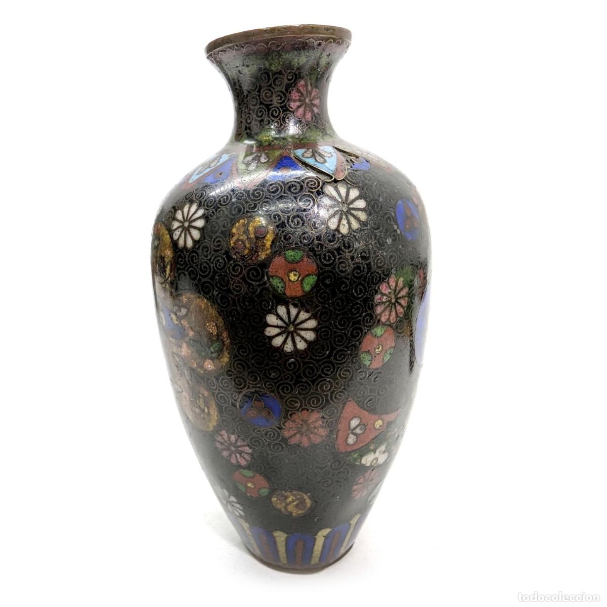 Antig&uuml;edades: Vases Chinois cloisonn&eacute; vers 1900 - Foto 4