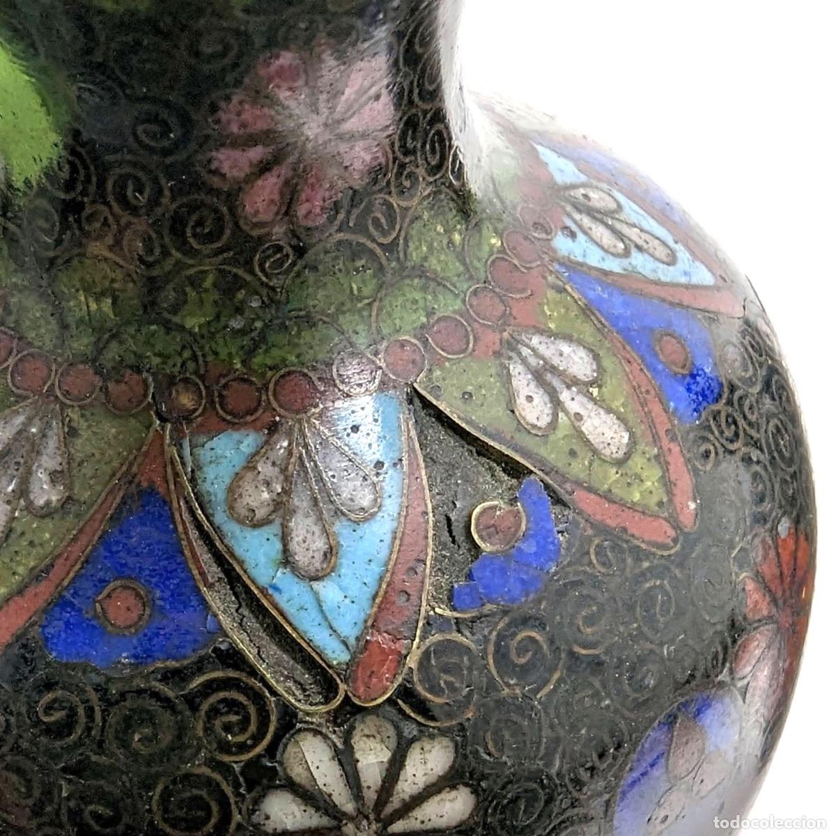 Antig&uuml;edades: Vases Chinois cloisonn&eacute; vers 1900 - Foto 6