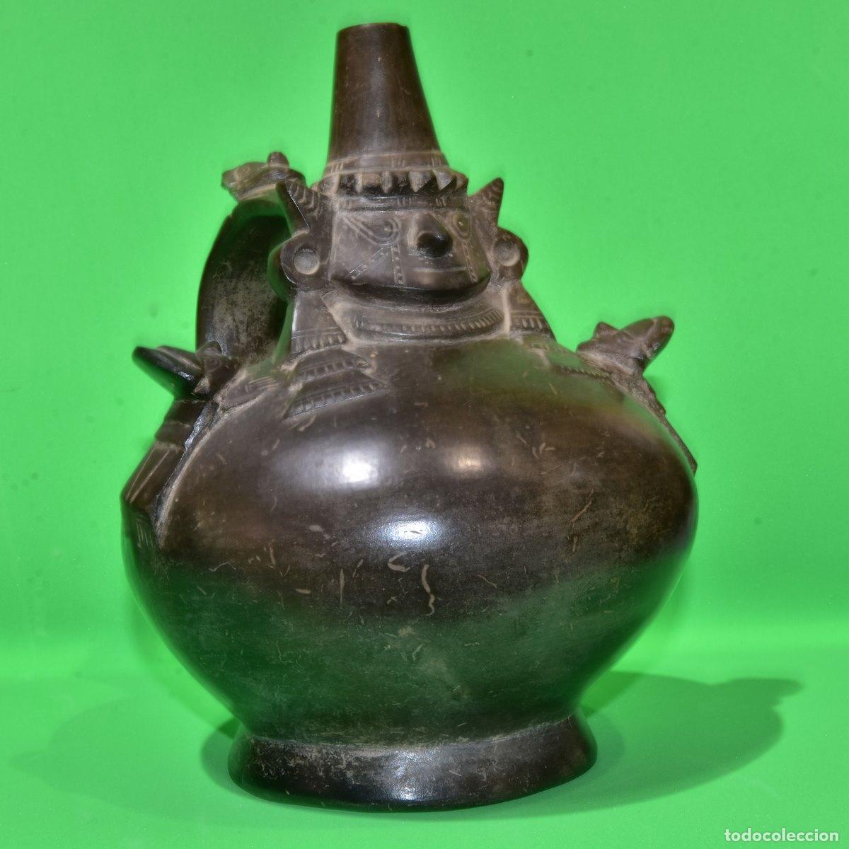 Antig&uuml;edades: Vase &eacute;trier lambayeque /Chimu - Foto 2