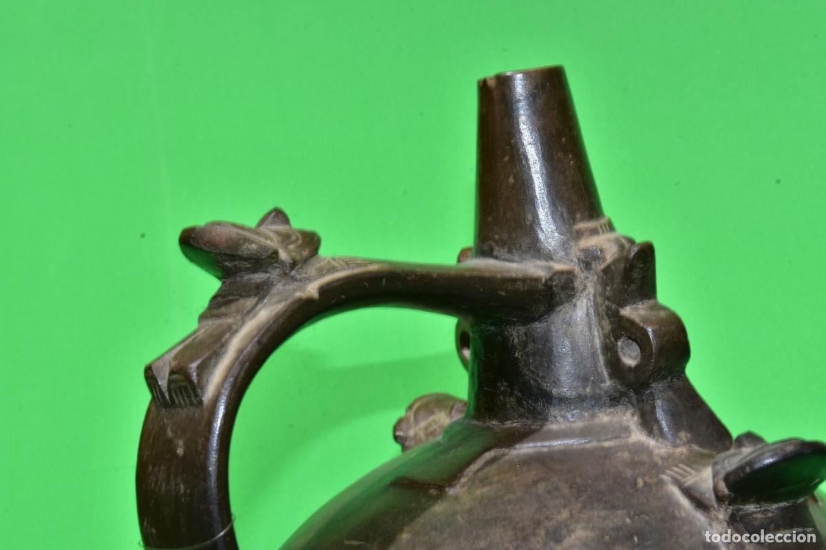 Antig&uuml;edades: Vase &eacute;trier lambayeque /Chimu - Foto 5