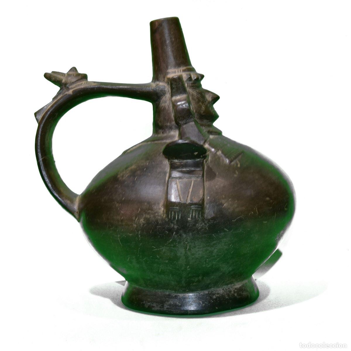 Antig&uuml;edades: Vase &eacute;trier lambayeque /Chimu - Foto 1
