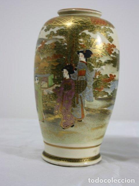 Antig&uuml;edades: Vases en fa&iuml;ence de Satsuma (paire) - Foto 6