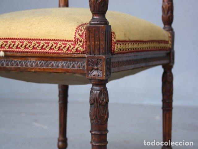Antig&uuml;edades: Banquette de piano rocaille noyer - Foto 6