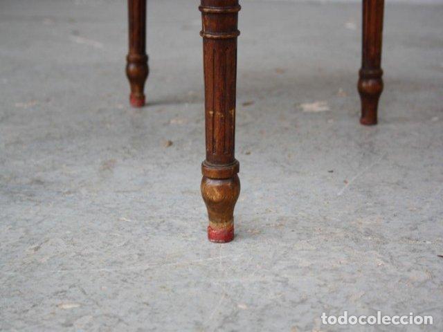 Antig&uuml;edades: Banquette de piano rocaille noyer - Foto 7