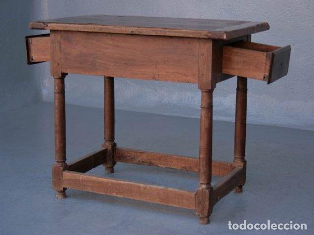 Antig&uuml;edades: Table de ferme en noyer &eacute;poque XIX&egrave;me - Foto 4