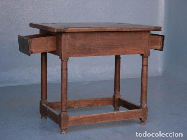 Antig&uuml;edades: Table de ferme en noyer &eacute;poque XIX&egrave;me - Foto 5