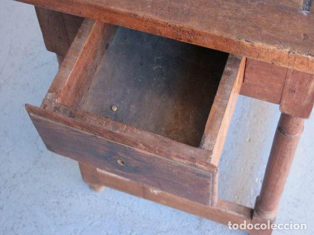 Antig&uuml;edades: Table de ferme en noyer &eacute;poque XIX&egrave;me - Foto 7