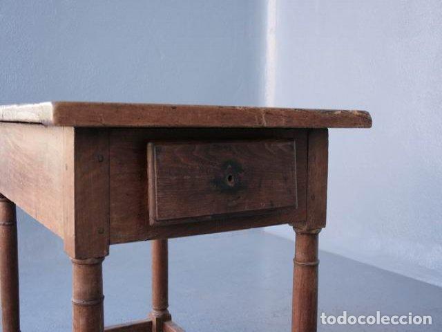 Antig&uuml;edades: Table de ferme en noyer &eacute;poque XIX&egrave;me - Foto 9