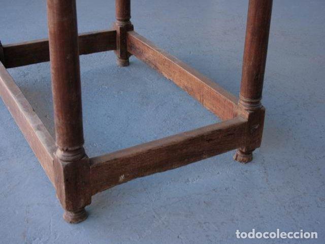 Antig&uuml;edades: Table de ferme en noyer &eacute;poque XIX&egrave;me - Foto 10