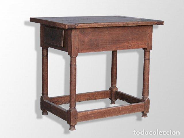 Antig&uuml;edades: Table de ferme en noyer &eacute;poque XIX&egrave;me - Foto 1