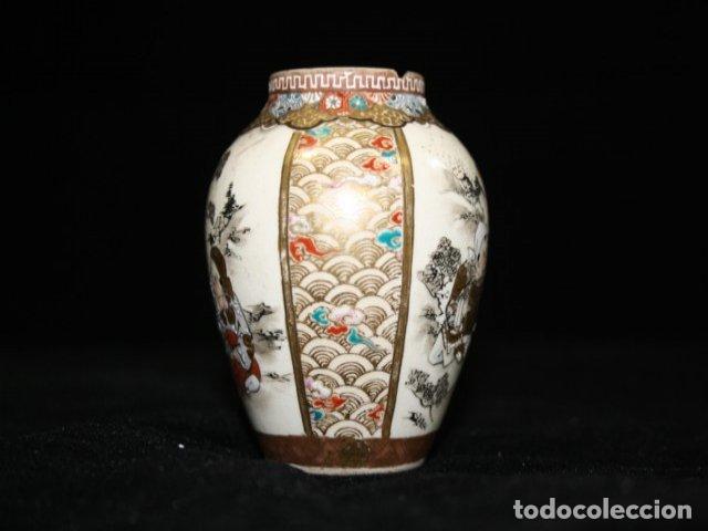 Antig&uuml;edades: Vase en fa&iuml;ence de Satsuma - Foto 3