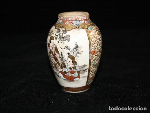 Antig&uuml;edades: Vase en fa&iuml;ence de Satsuma - Foto 4