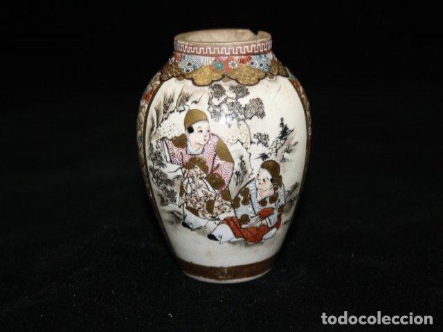 Antig&uuml;edades: Vase en fa&iuml;ence de Satsuma - Foto 5