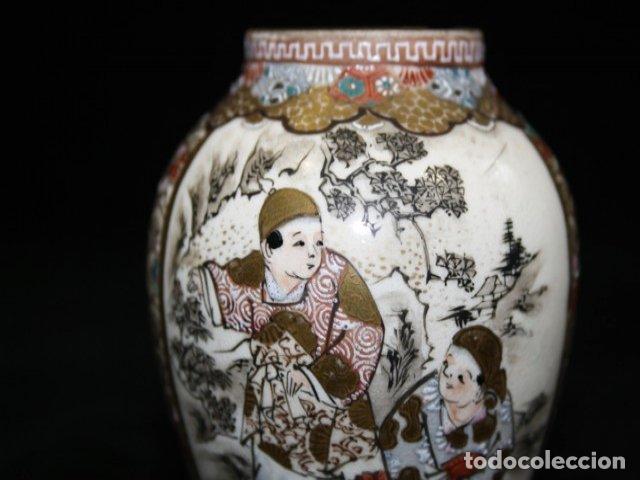 Antig&uuml;edades: Vase en fa&iuml;ence de Satsuma - Foto 7