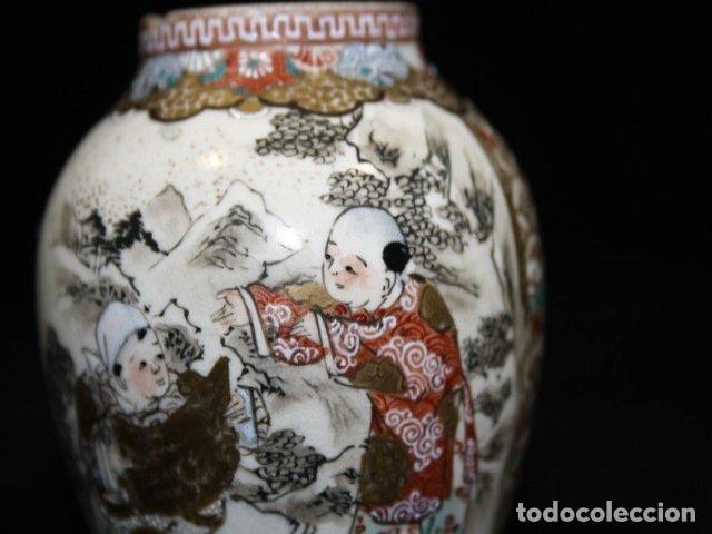 Antig&uuml;edades: Vase en fa&iuml;ence de Satsuma - Foto 9