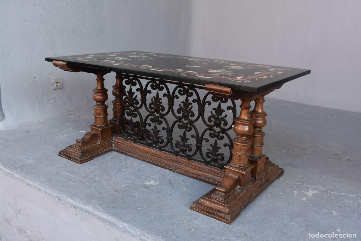 Antig&uuml;edades: Table basse plateau en scagliole - Foto 2