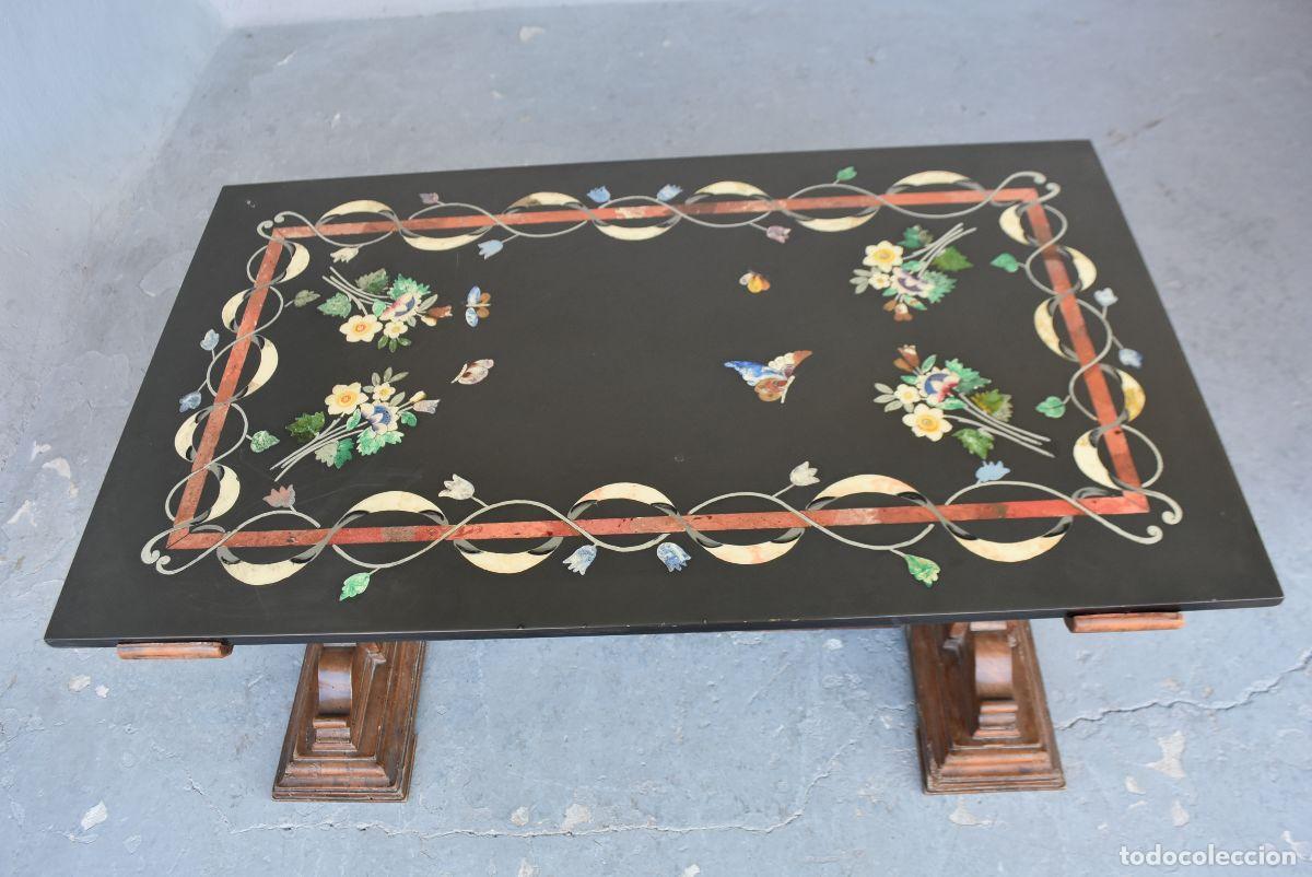 Antig&uuml;edades: Table basse plateau en scagliole - Foto 7