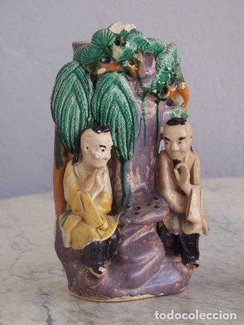 Antig&uuml;edades: Vases Chinois &eacute;maille XIX&egrave;me (paire) - Foto 2