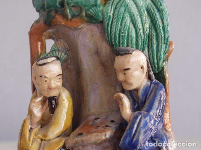 Antig&uuml;edades: Vases Chinois &eacute;maille XIX&egrave;me (paire) - Foto 3