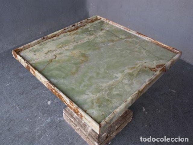 Antig&uuml;edades: Table en onyx et pierre sculpt&eacute;e 1950 - Foto 7