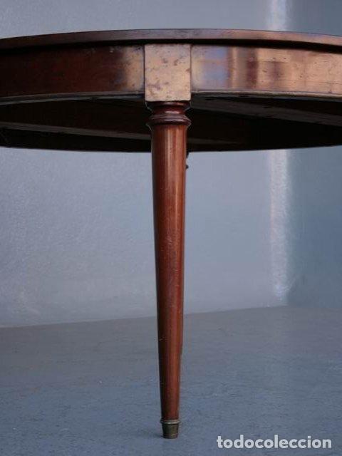 Antig&uuml;edades: Table ronde en acajou &agrave; bandeau - Foto 10