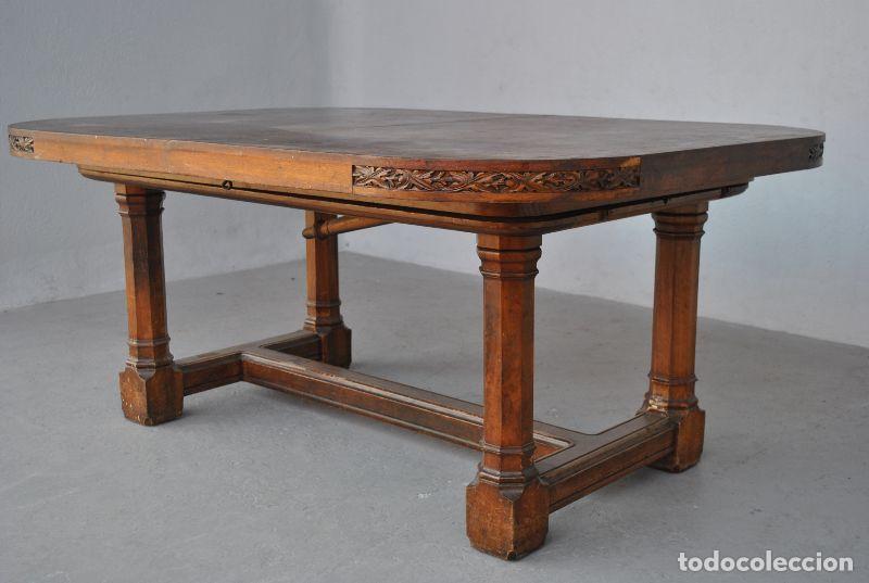 Antig&uuml;edades: Table salle &agrave; manger de style Gothique noyer - Foto 4