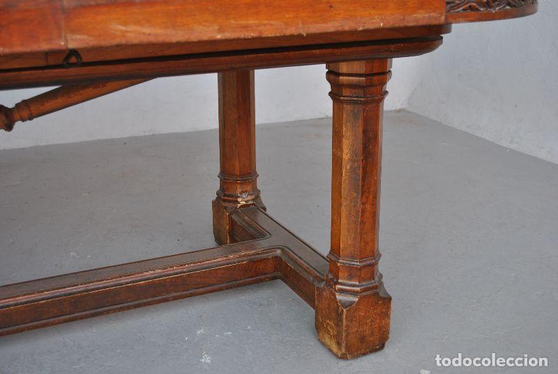 Antig&uuml;edades: Table salle &agrave; manger de style Gothique noyer - Foto 6