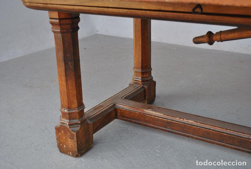 Antig&uuml;edades: Table salle &agrave; manger de style Gothique noyer - Foto 7