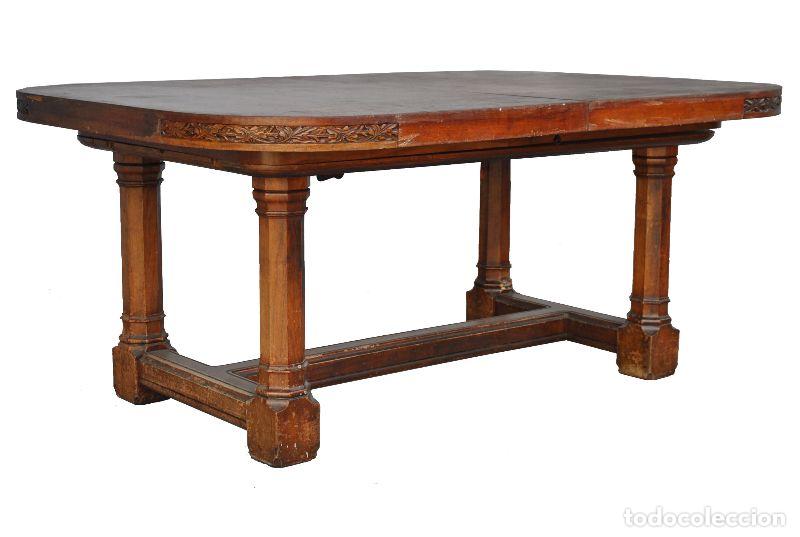 Antig&uuml;edades: Table salle &agrave; manger de style Gothique noyer - Foto 1