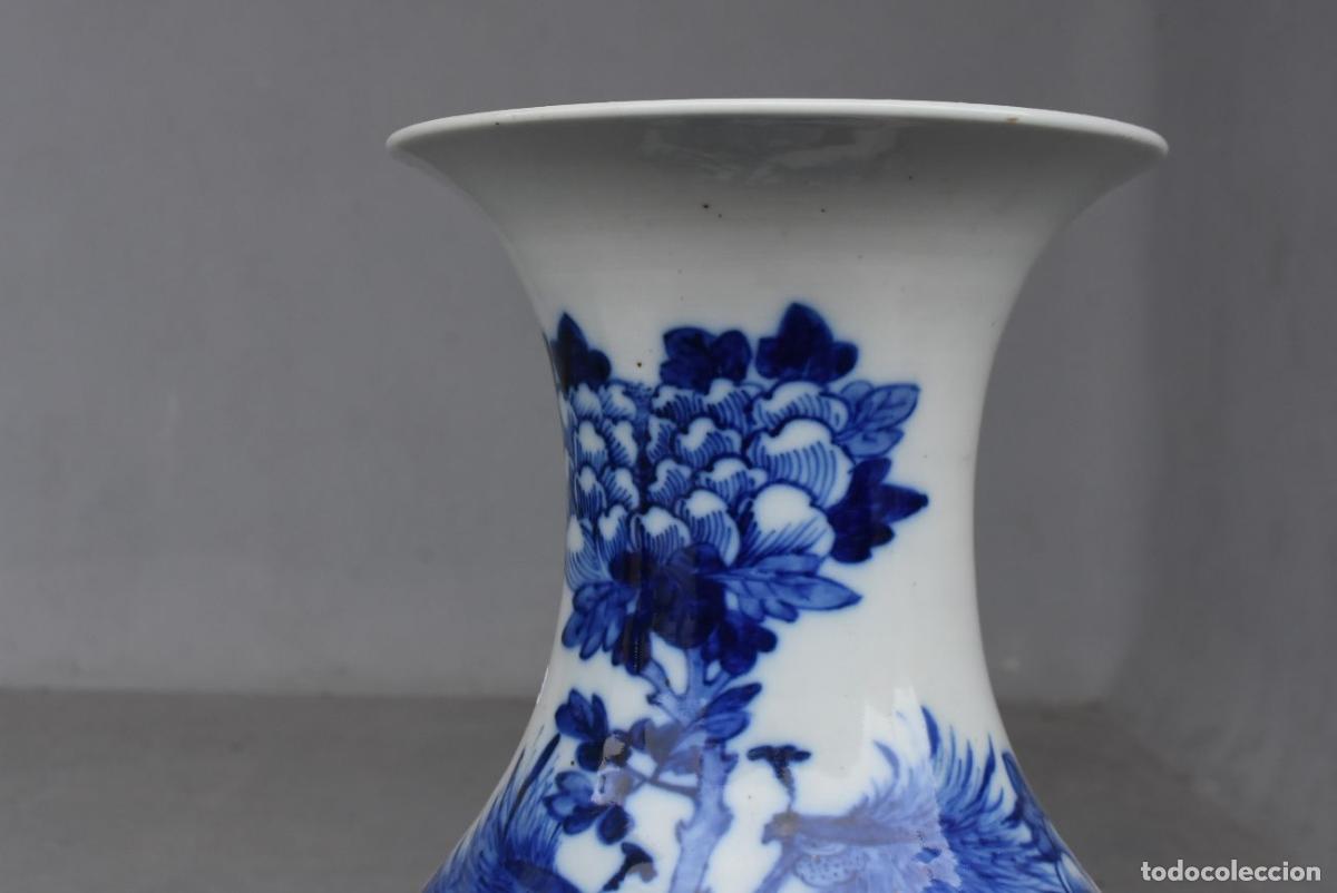 Antig&uuml;edades: Vases blanc bleu de Chine (paire) - Foto 3