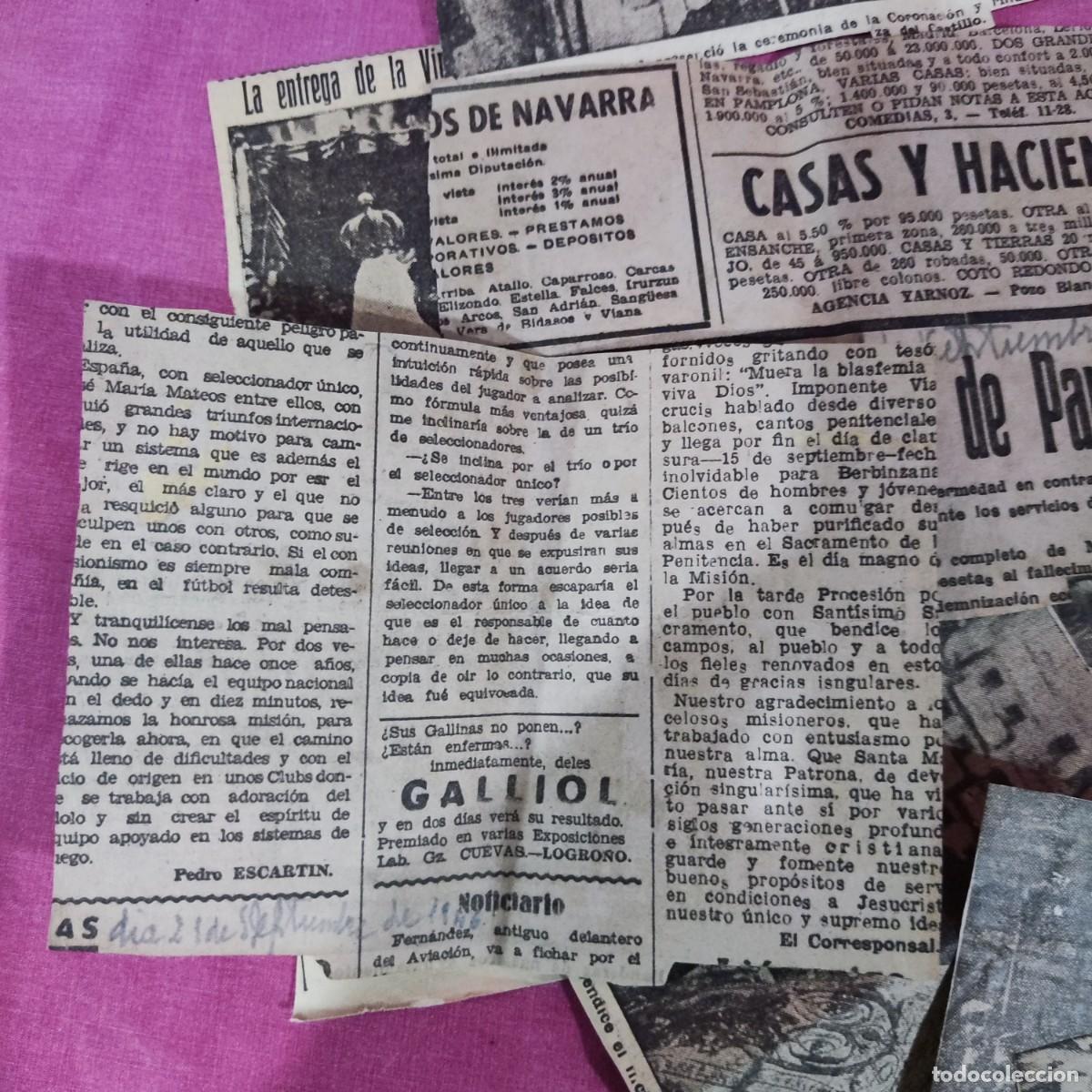Antig&uuml;edades: Recortes de peri&oacute;dico de Virgenes - Foto 2