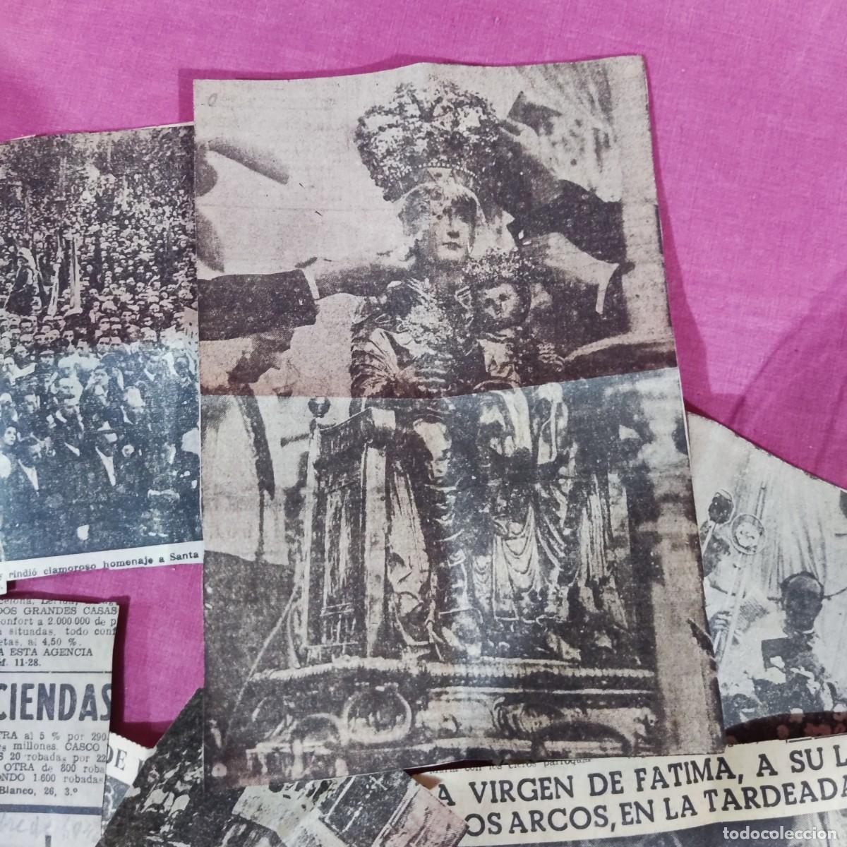 Antig&uuml;edades: Recortes de peri&oacute;dico de Virgenes - Foto 4
