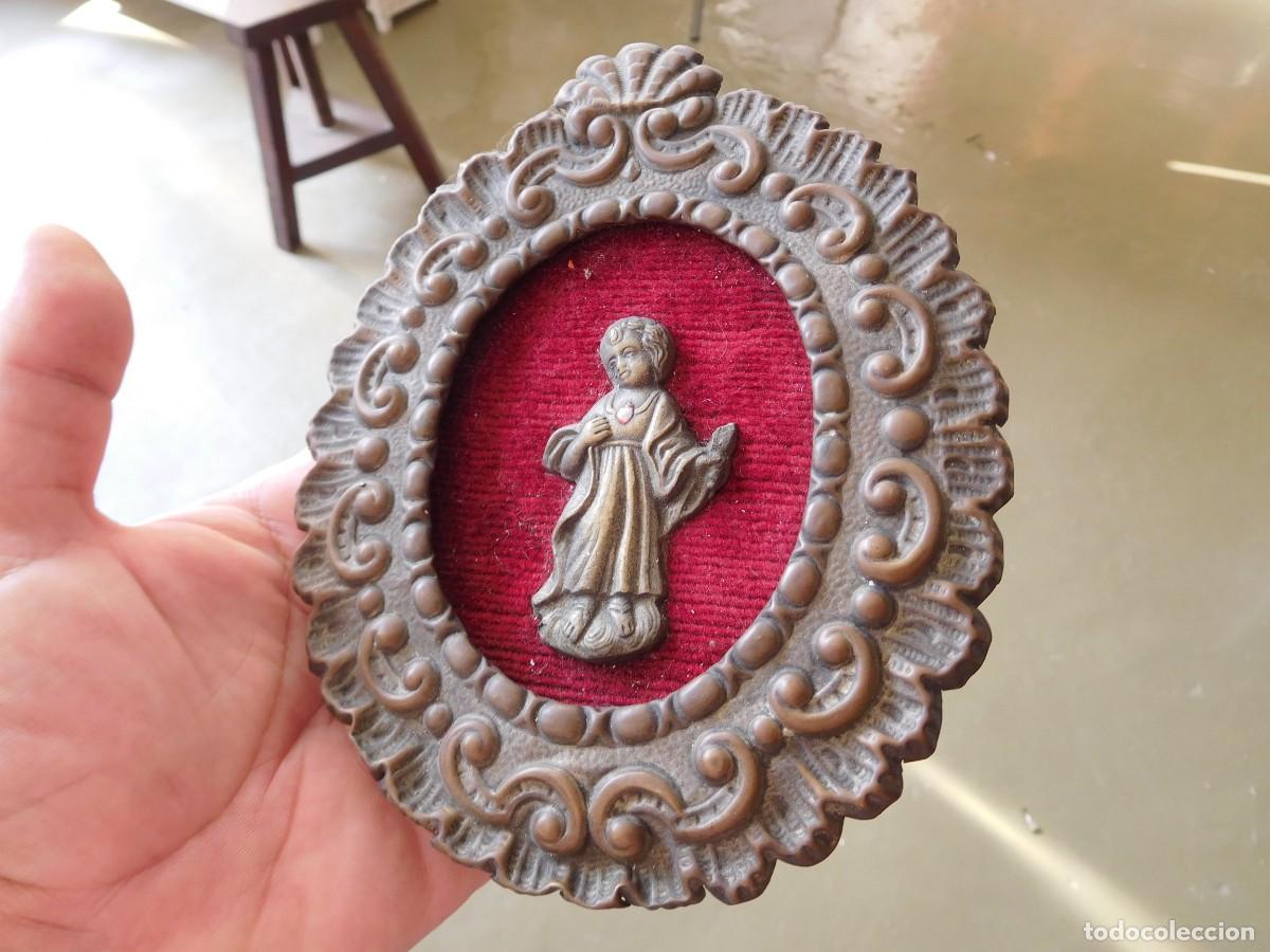 Antig&uuml;edades: Elemento religioso antiguo ni&ntilde;o Jes&uacute;s - Foto 4