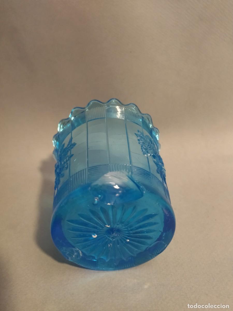 Antig&uuml;edades: Vaso de color azul antiguo - Foto 7