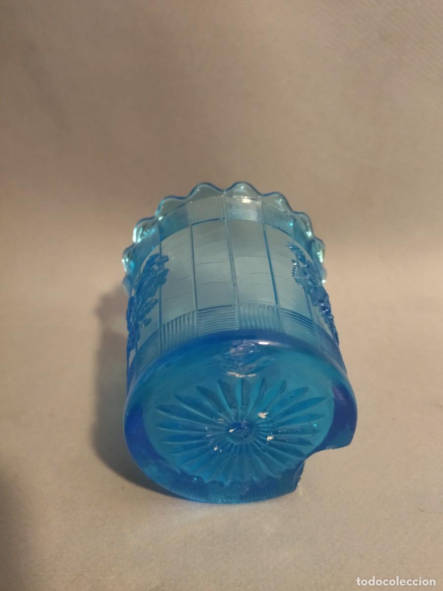 Antig&uuml;edades: Vaso de color azul antiguo - Foto 8