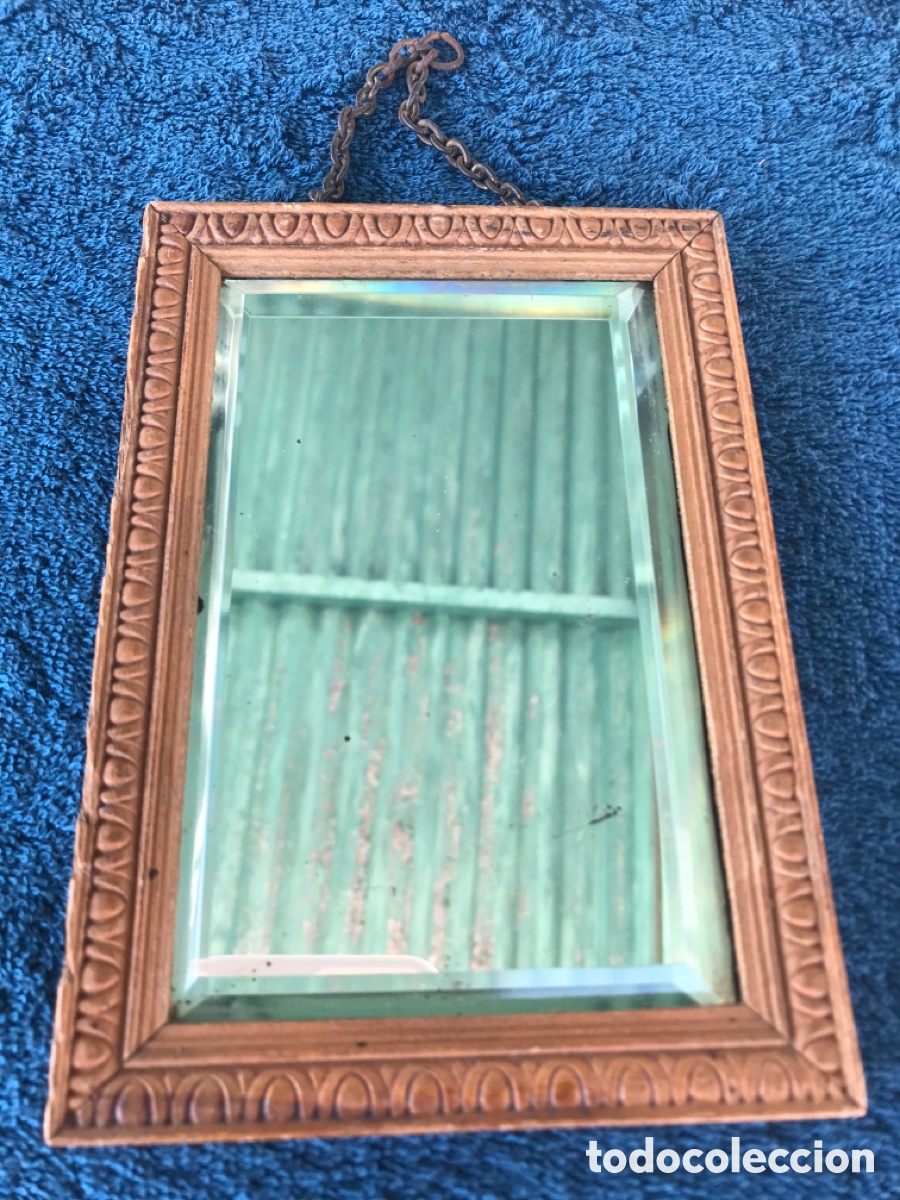 Antig&uuml;edades: Peque&ntilde;o espejo biselado - Foto 1