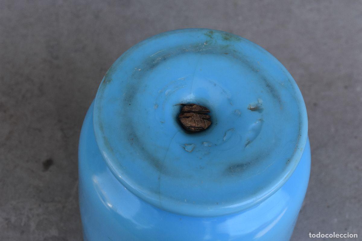 Antig&uuml;edades: Cache-Pot en opaline bleue - Foto 3